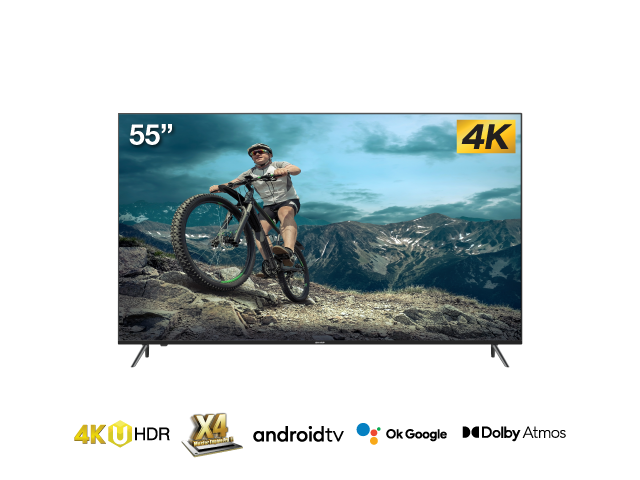 LED TV SHARP รุ่น 4T-C55EK2X ขนาด 55 นิ้ว ความละเอียด 4K Ultra HD